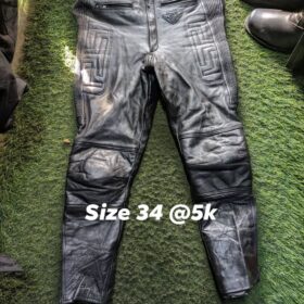 Leather riding pants