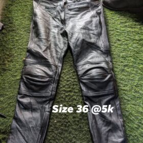 Leather riding pants