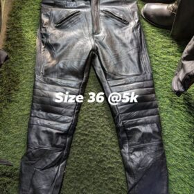 Leather riding pants
