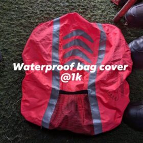Waterproof bag cover - hi-viz reflective